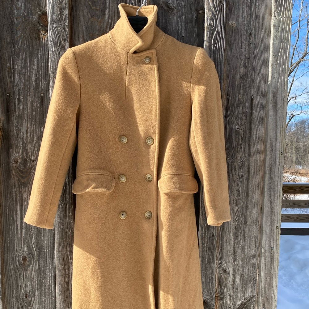 Vintage Pendleton Camel Wool Trench Coat
